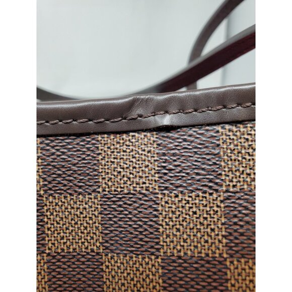 Louis Vuitton Neverfull MM Damier Ebene Bag w/ COA - Picture 11 of 16